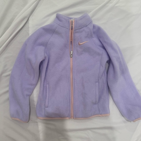 Nike Other - Nike girls purple and pink zip up sweater size 5/6